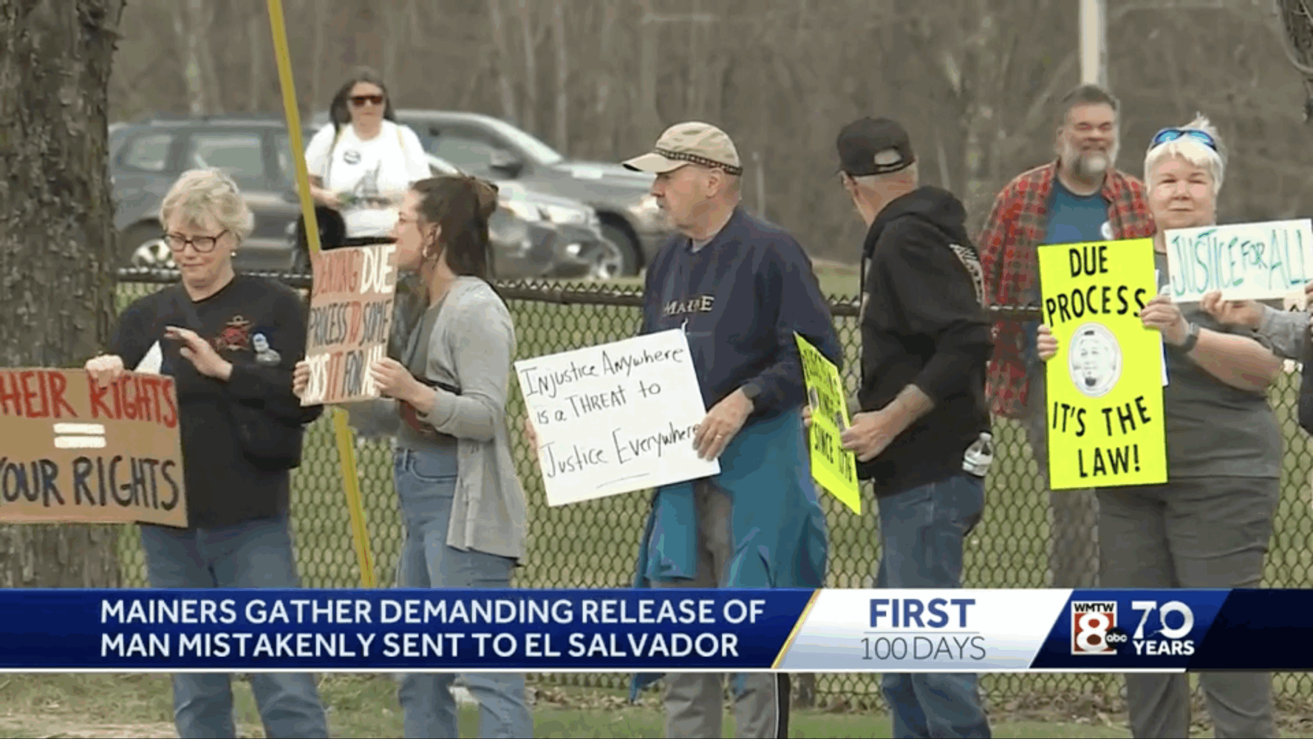 Mainers demand the release of man mistakenly sent to El Salvador — Habitantes de Maine exigen la liberación de hombre enviado por error a El Salvador